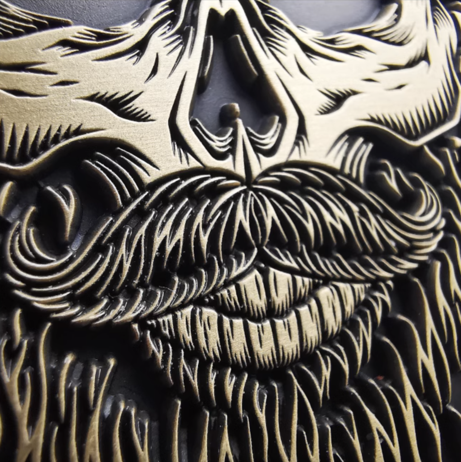 Skeleton Convoy Motorcycle Badge