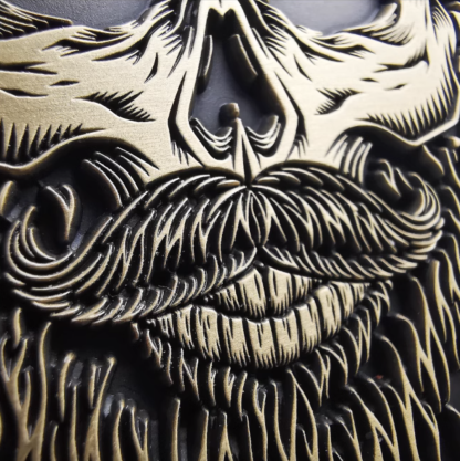 Skeleton Convoy Motorcycle Badge