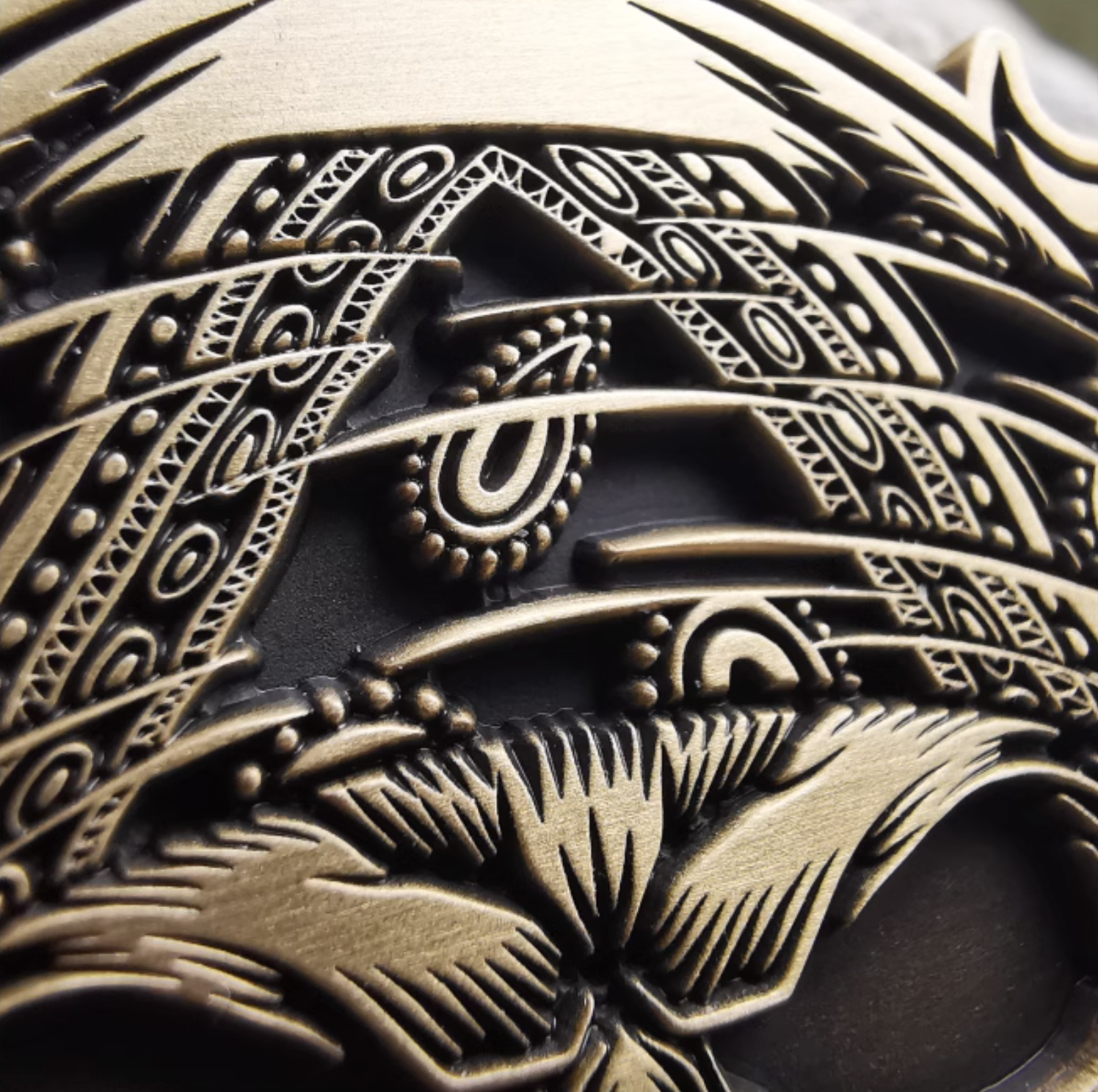 Skeleton Convoy Motorcycle Badge