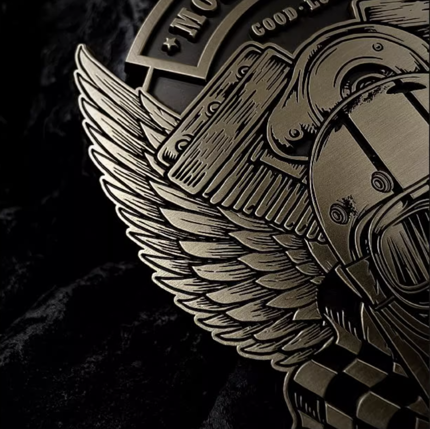 Free Soul Motorcycle Badge