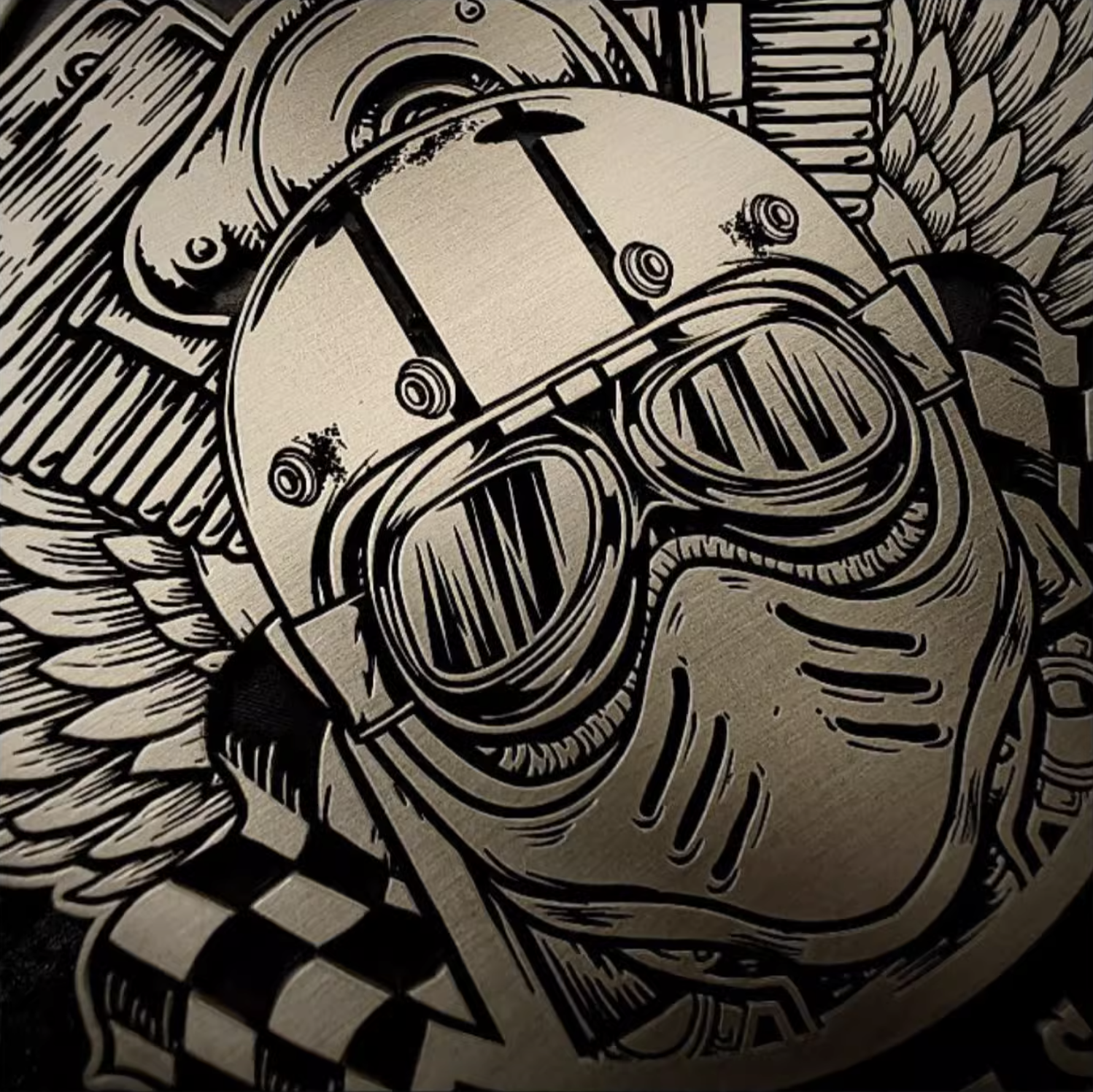 Free Soul Motorcycle Badge