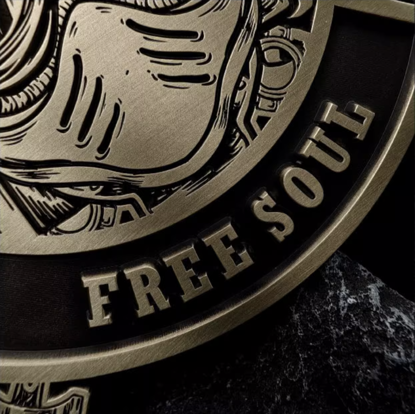 Free Soul Motorcycle Badge