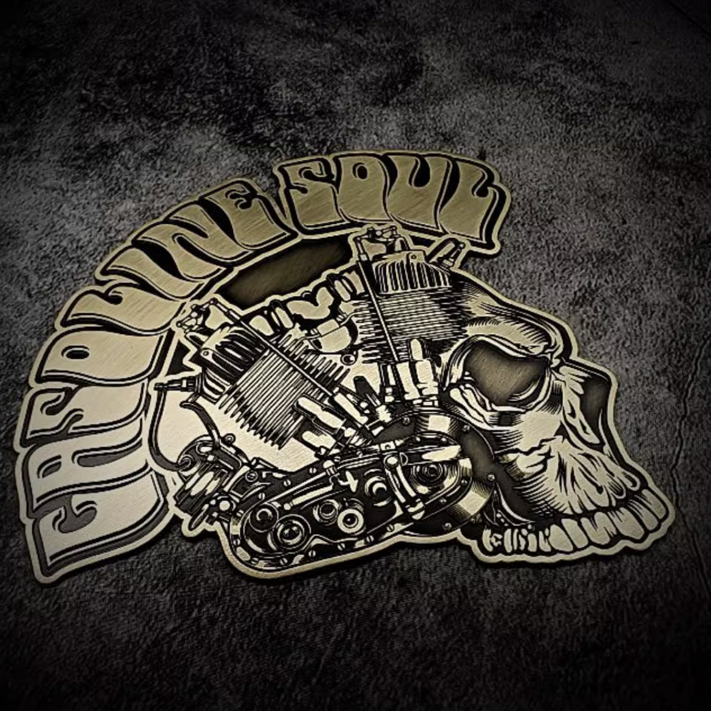 Punk Motorcycle Badge