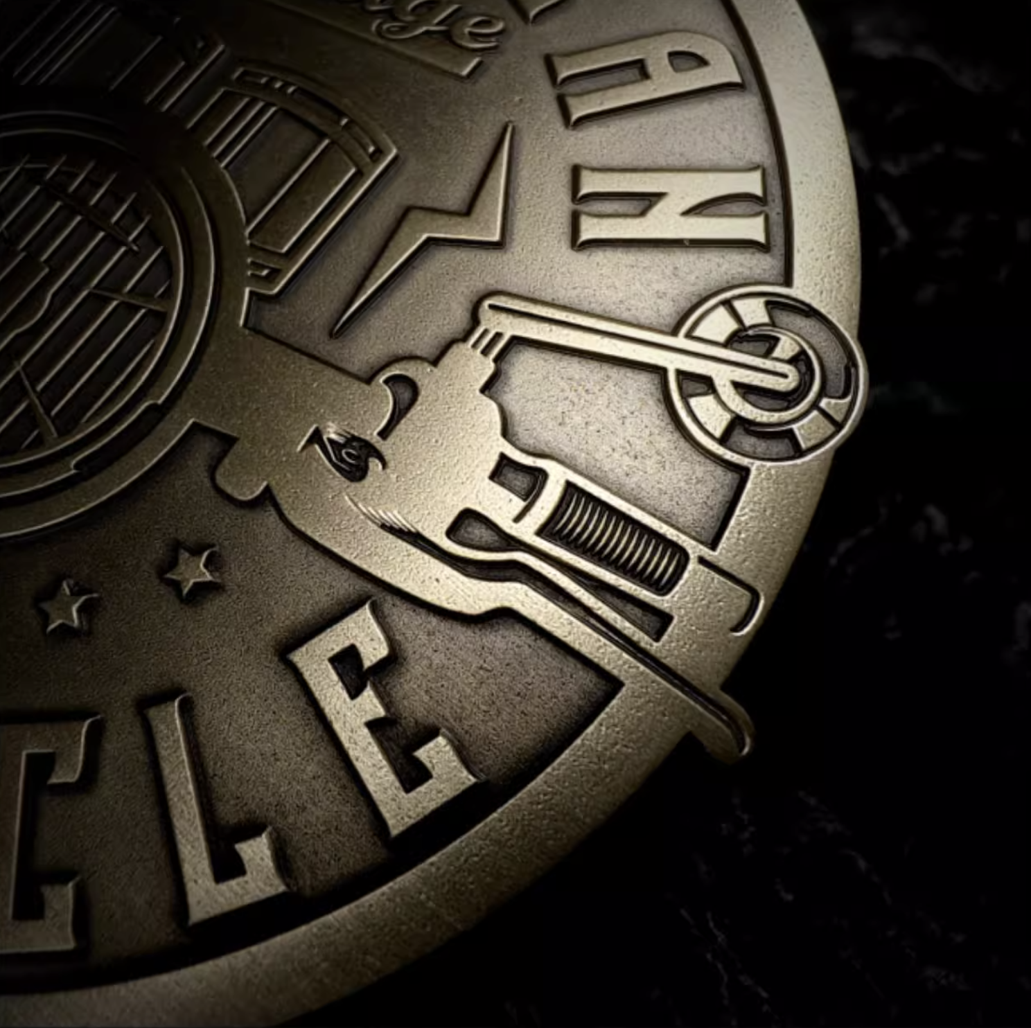 American Motorcycle Bendable Badge