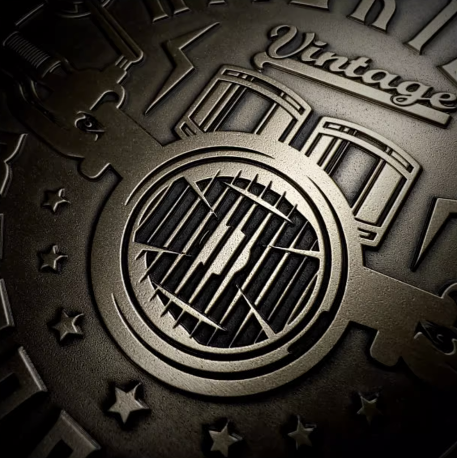 American Motorcycle Bendable Badge