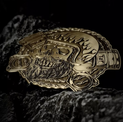 Ghost Rider Motorcycle Bendable Badge