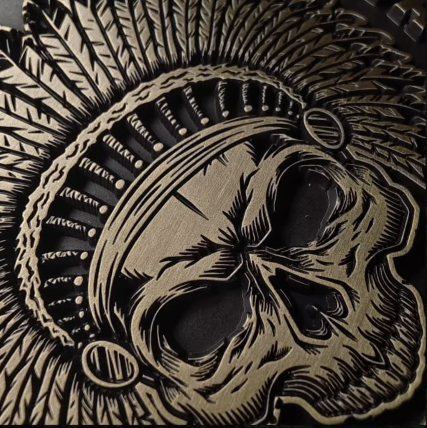 Authentic American Heritage Motorcycle Bendable Badge