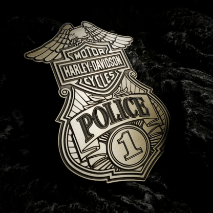 Motorcycle Cycles Police Badge