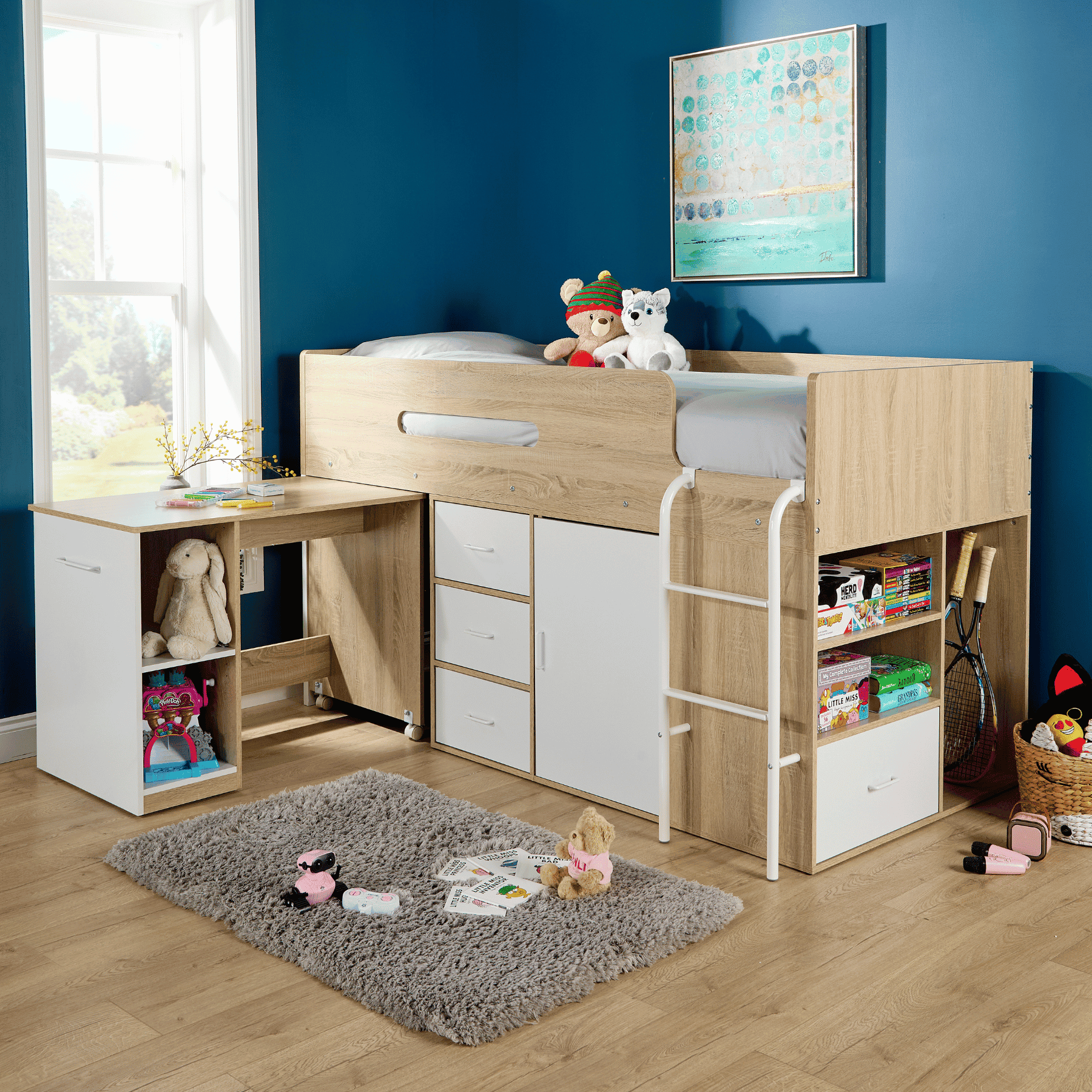 Marsden White Cabin Bed without Unit