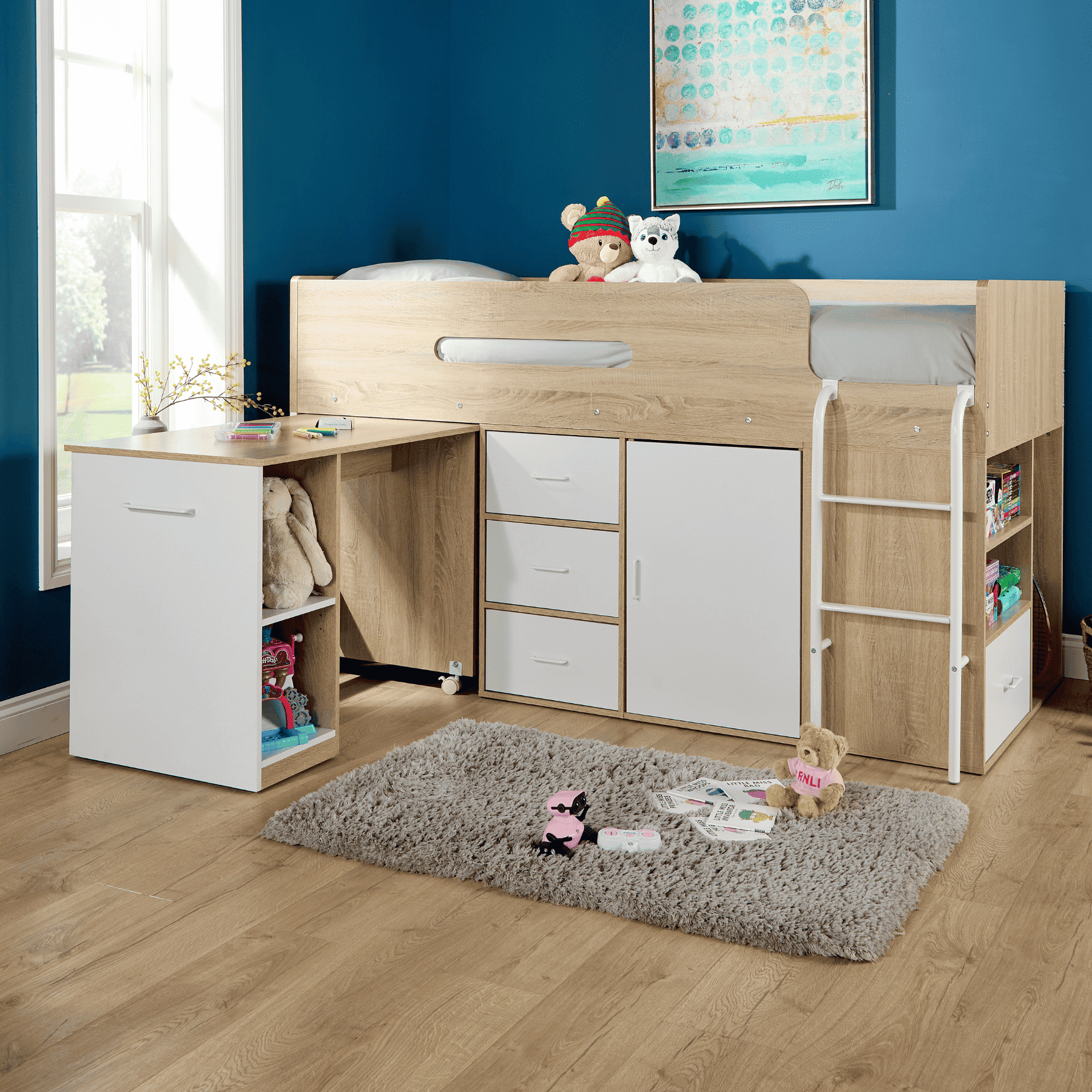 Marsden White Cabin Bed without Unit