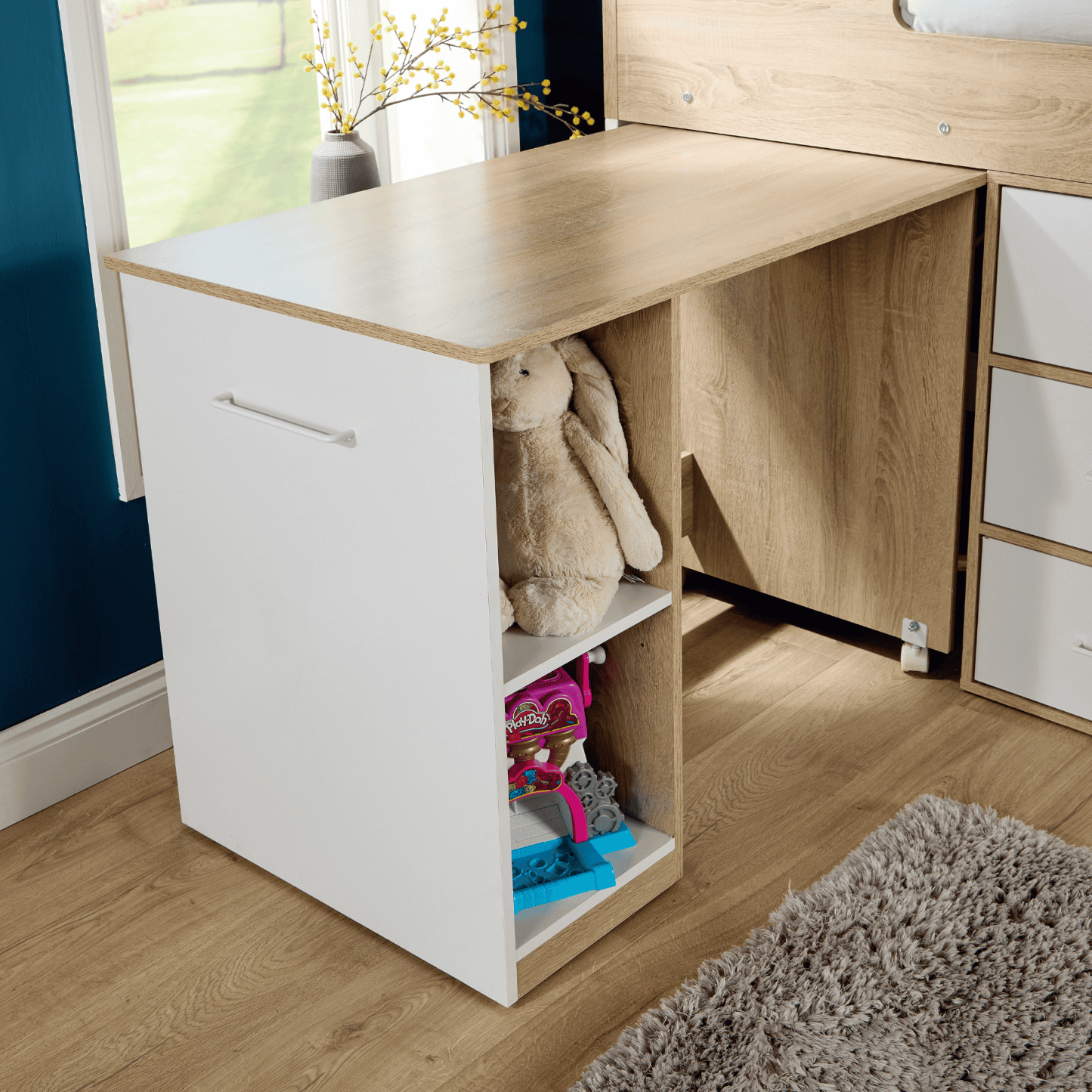 Marsden White Cabin Bed without Unit