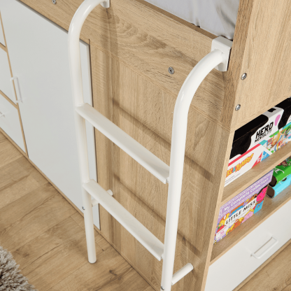 Marsden White Cabin Bed without Unit