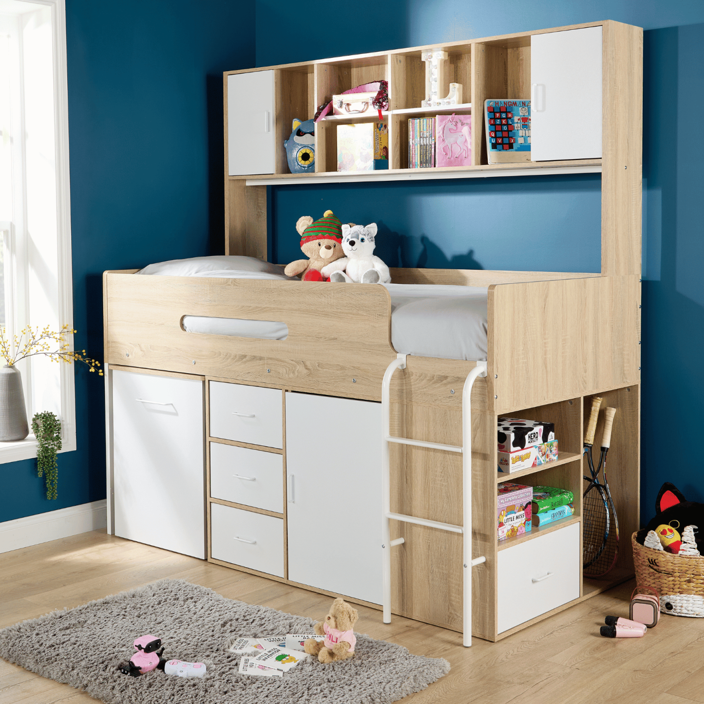 Marsden White Cabin Bed without Unit