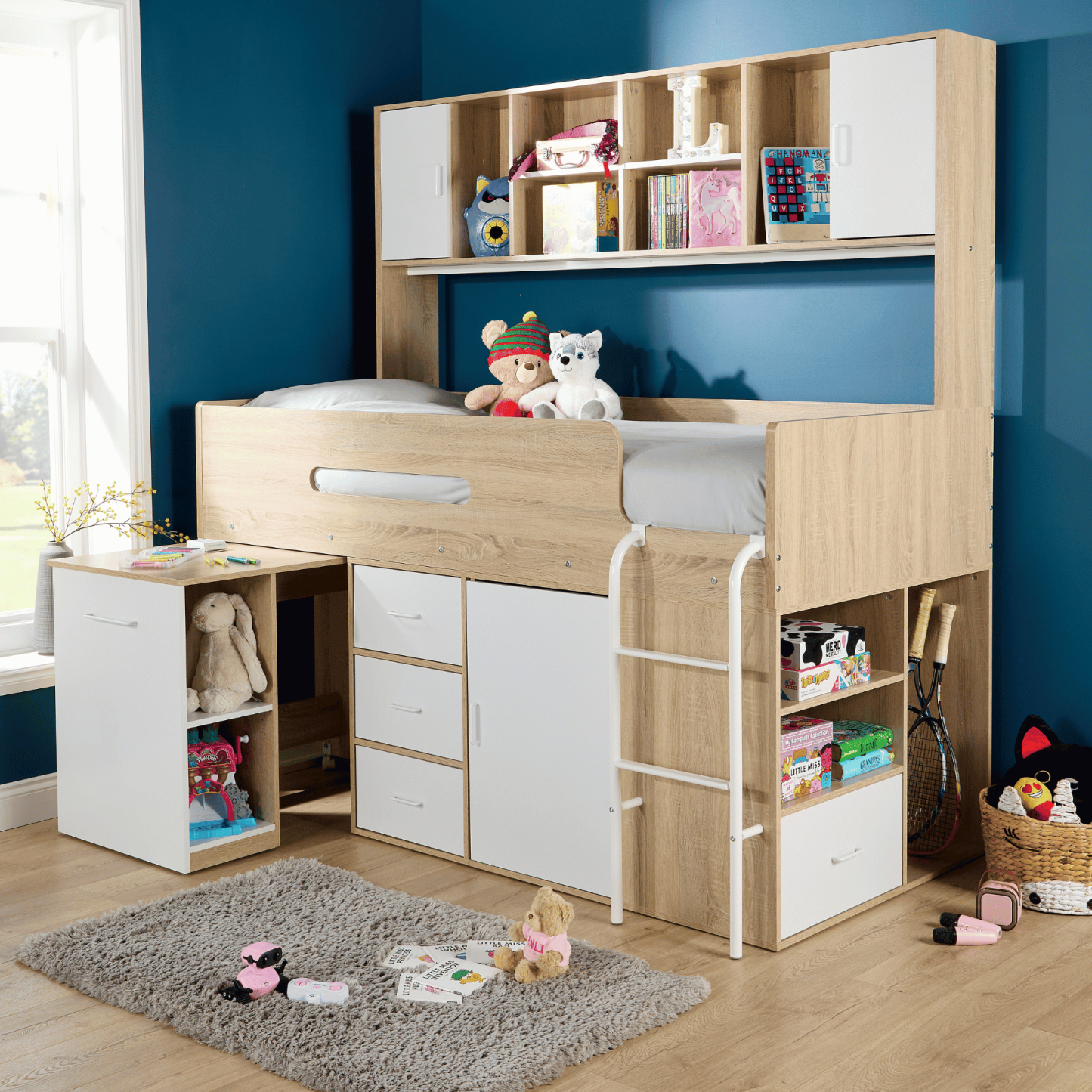 Marsden White Cabin Bed without Unit