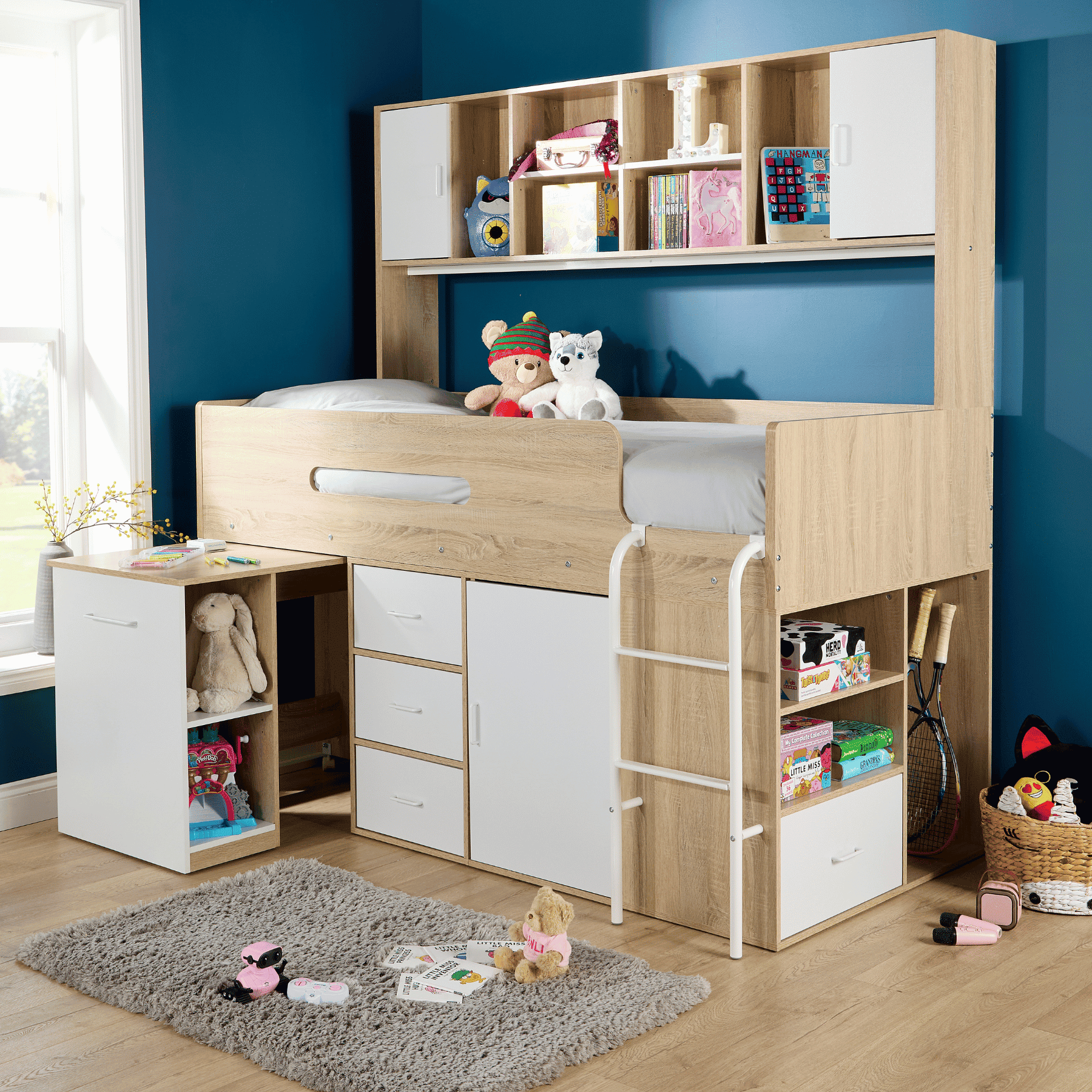 Marsden White Cabin Bed without Unit