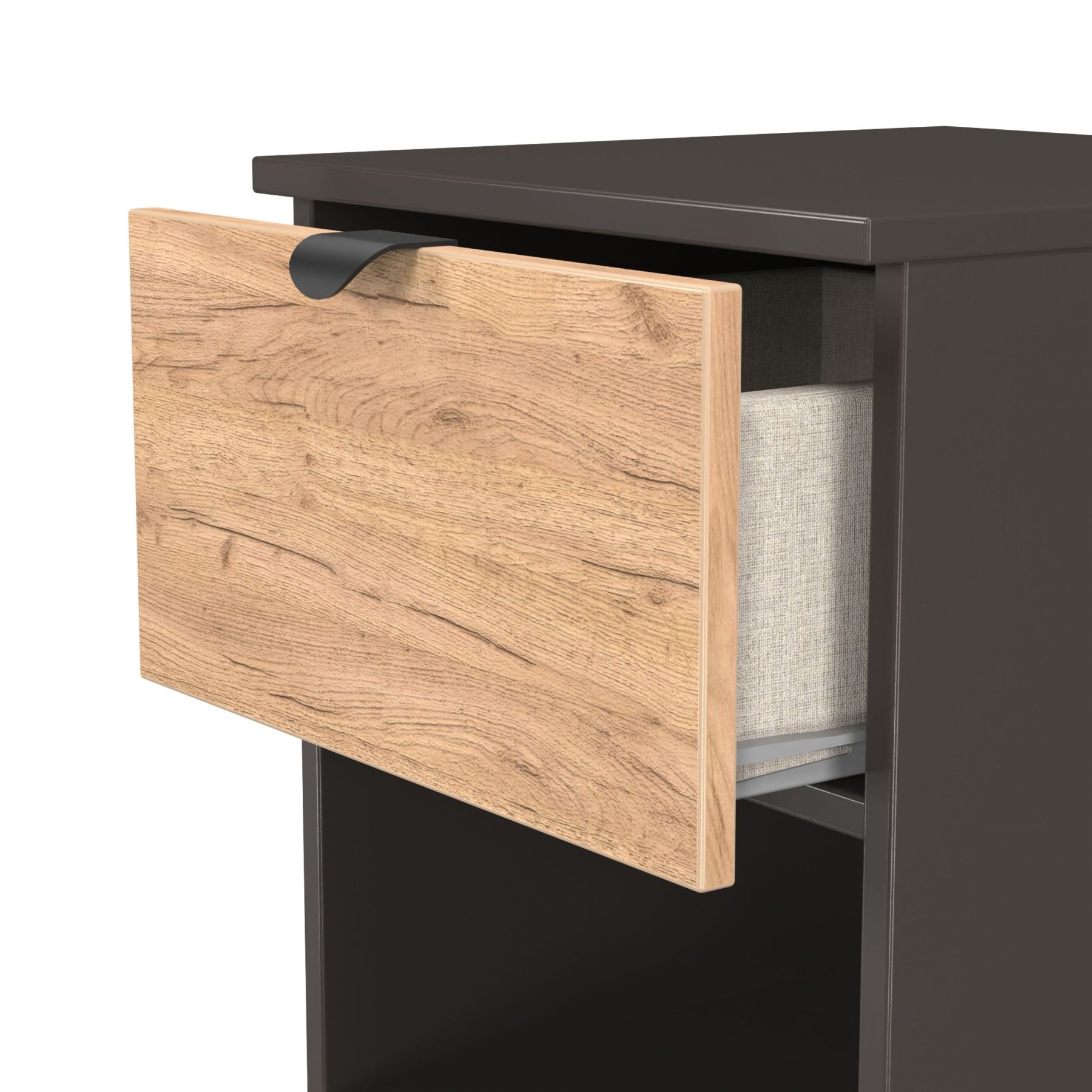 Boston 2 Drawer Bedside