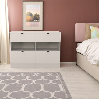 Boston Wide Chest 4 Drawers