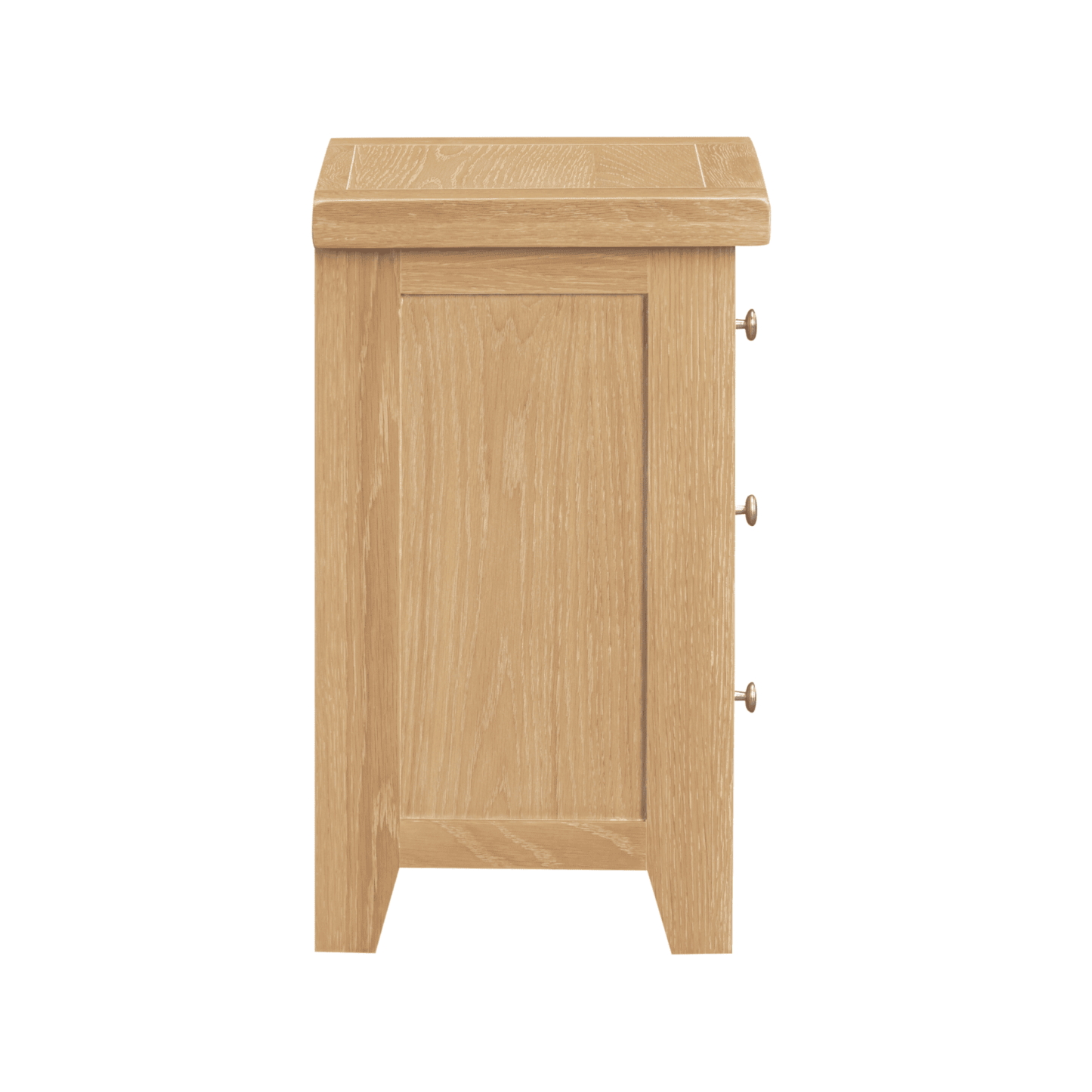 Melbourne 3 Drawer Solid Wood Bedside Table