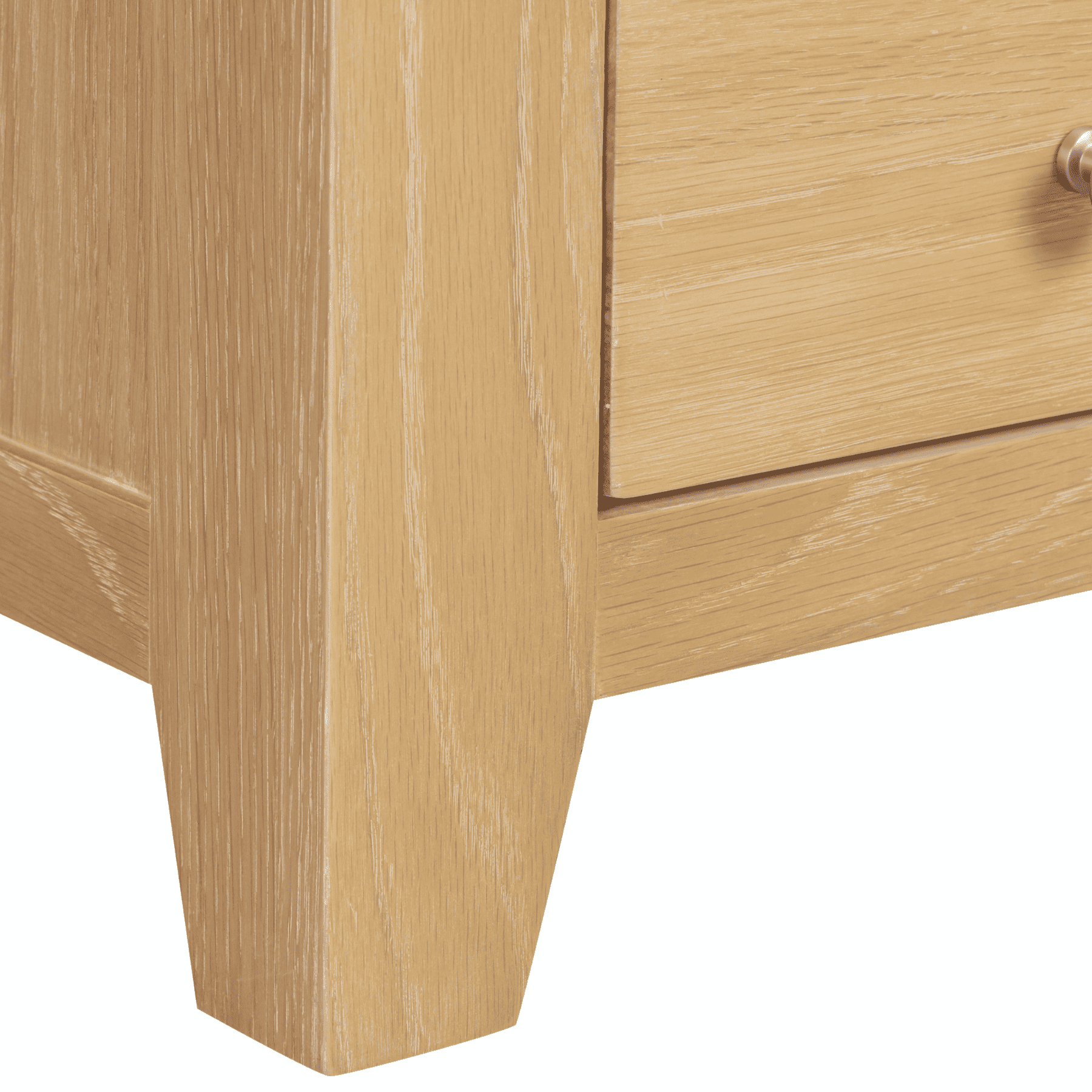 Melbourne 3 Drawer Solid Wood Bedside Table