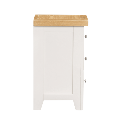 Melbourne 3 Drawer Solid Wood Bedside Table
