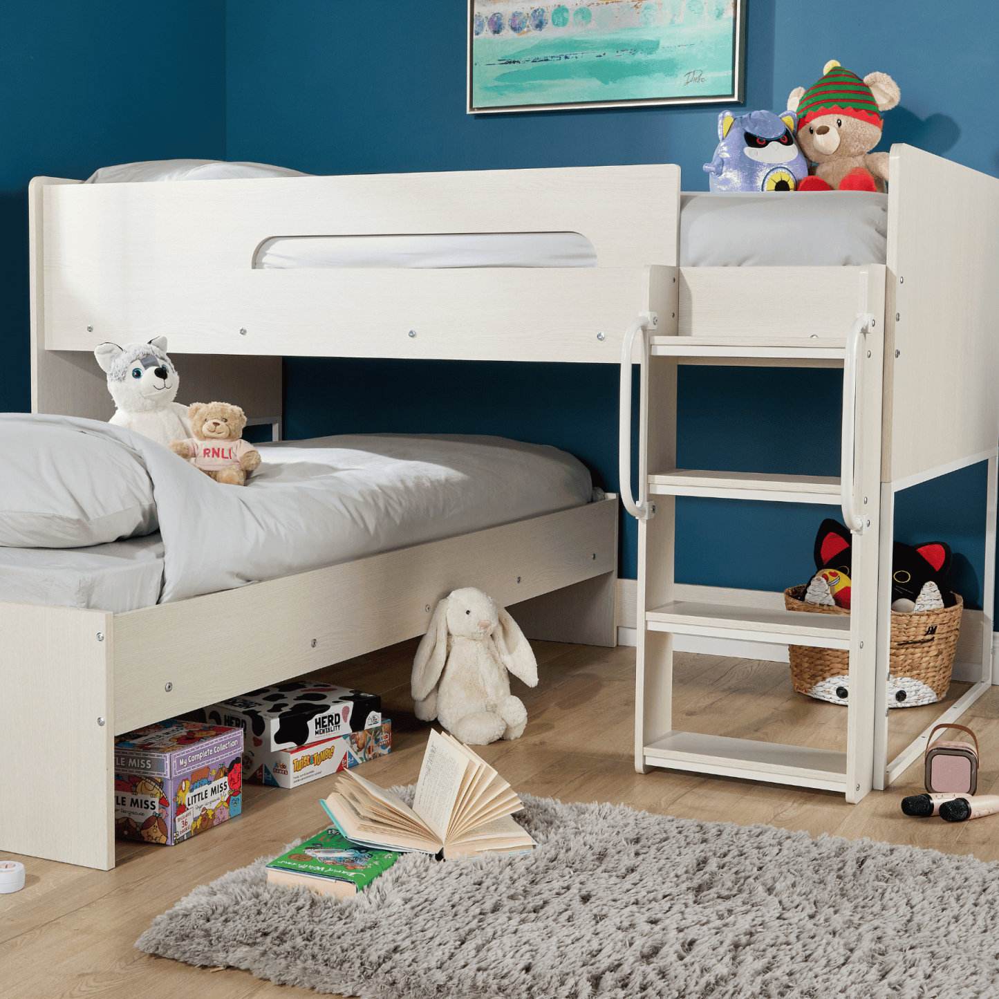 Hartford White Bunk Bed
