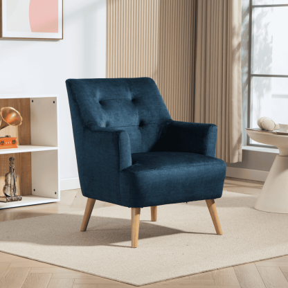 Arta Dark Blue Armchair