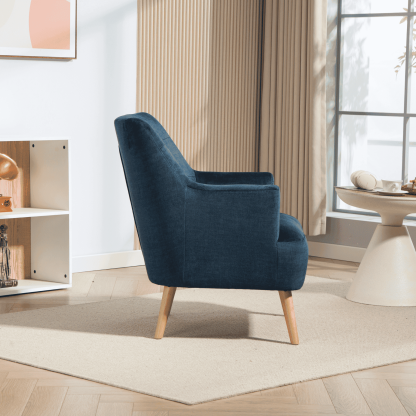 Arta Dark Blue Armchair