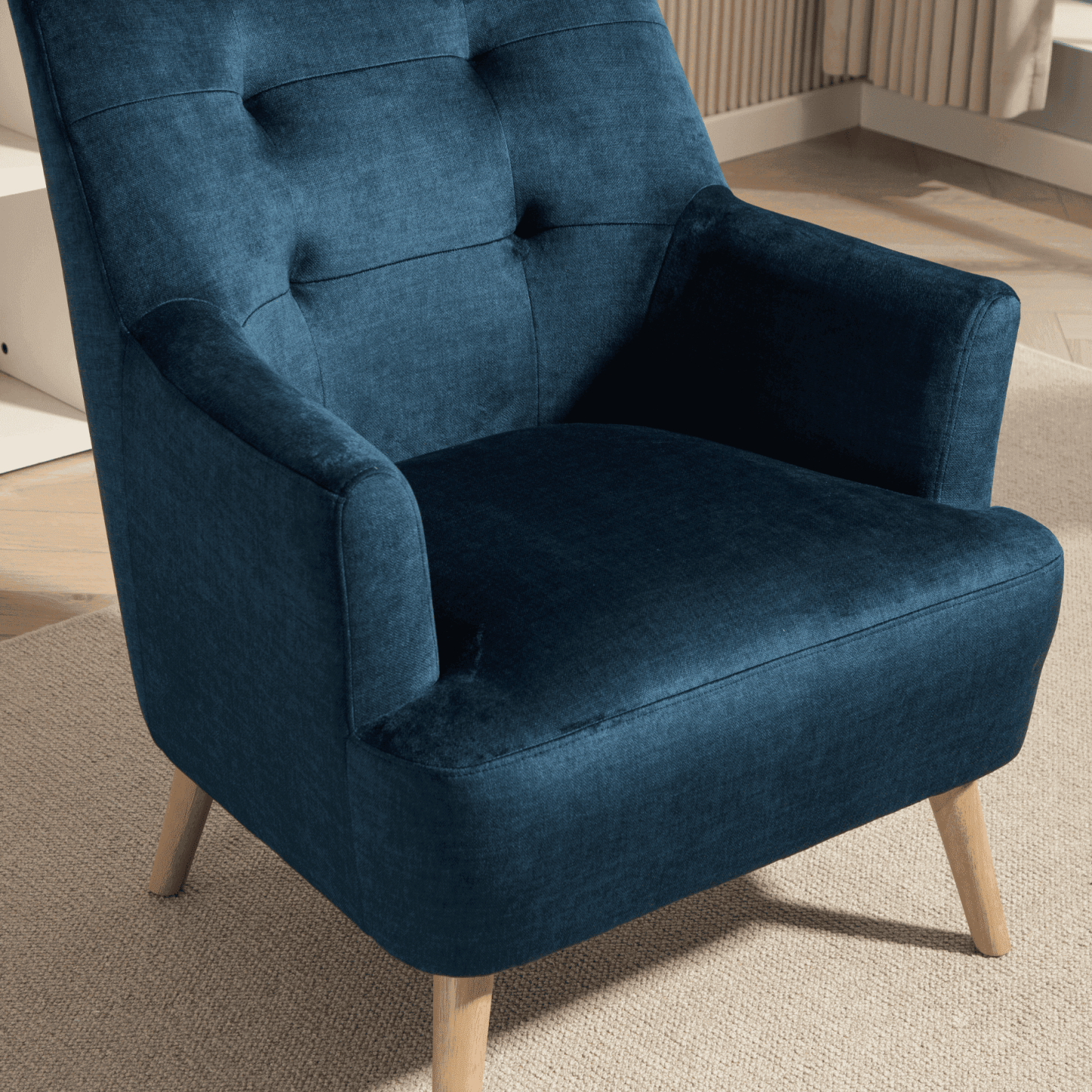 Arta Dark Blue Armchair