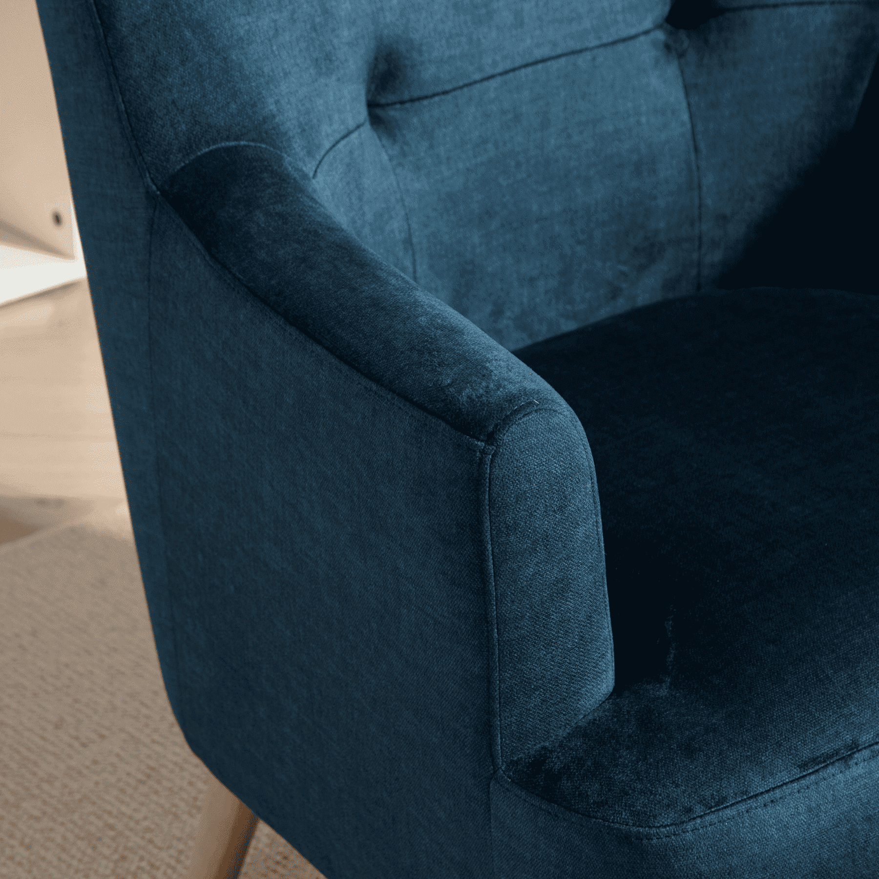 Arta Dark Blue Armchair