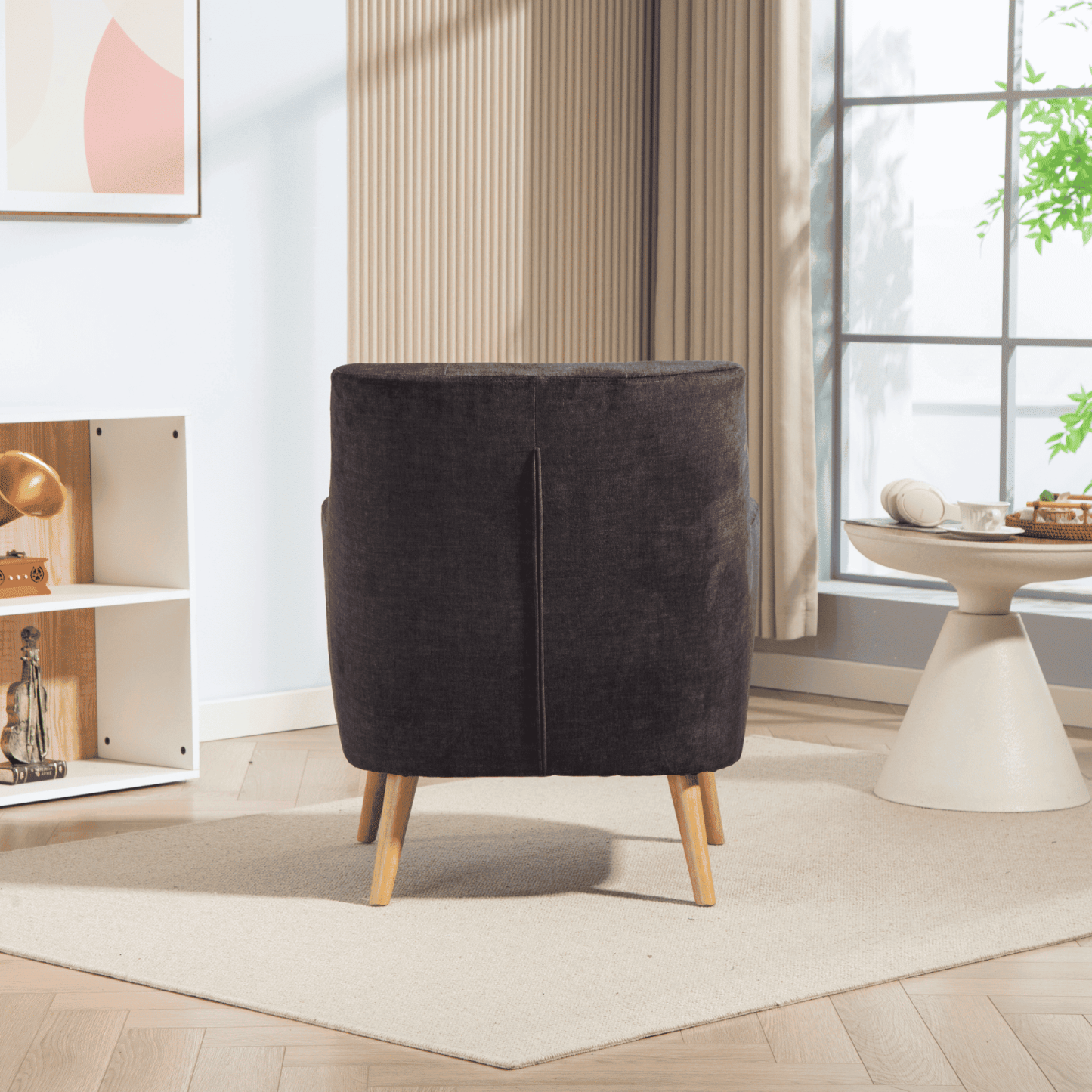 Arta Dark Blue Armchair