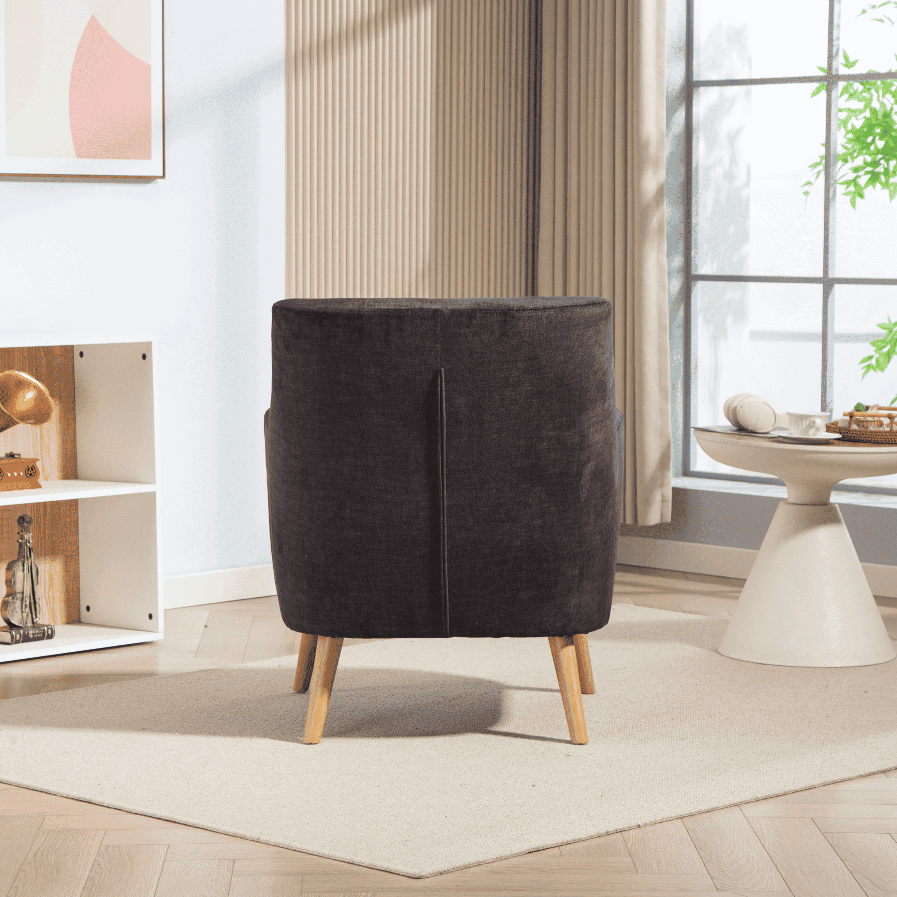 Arta Dark Blue Armchair