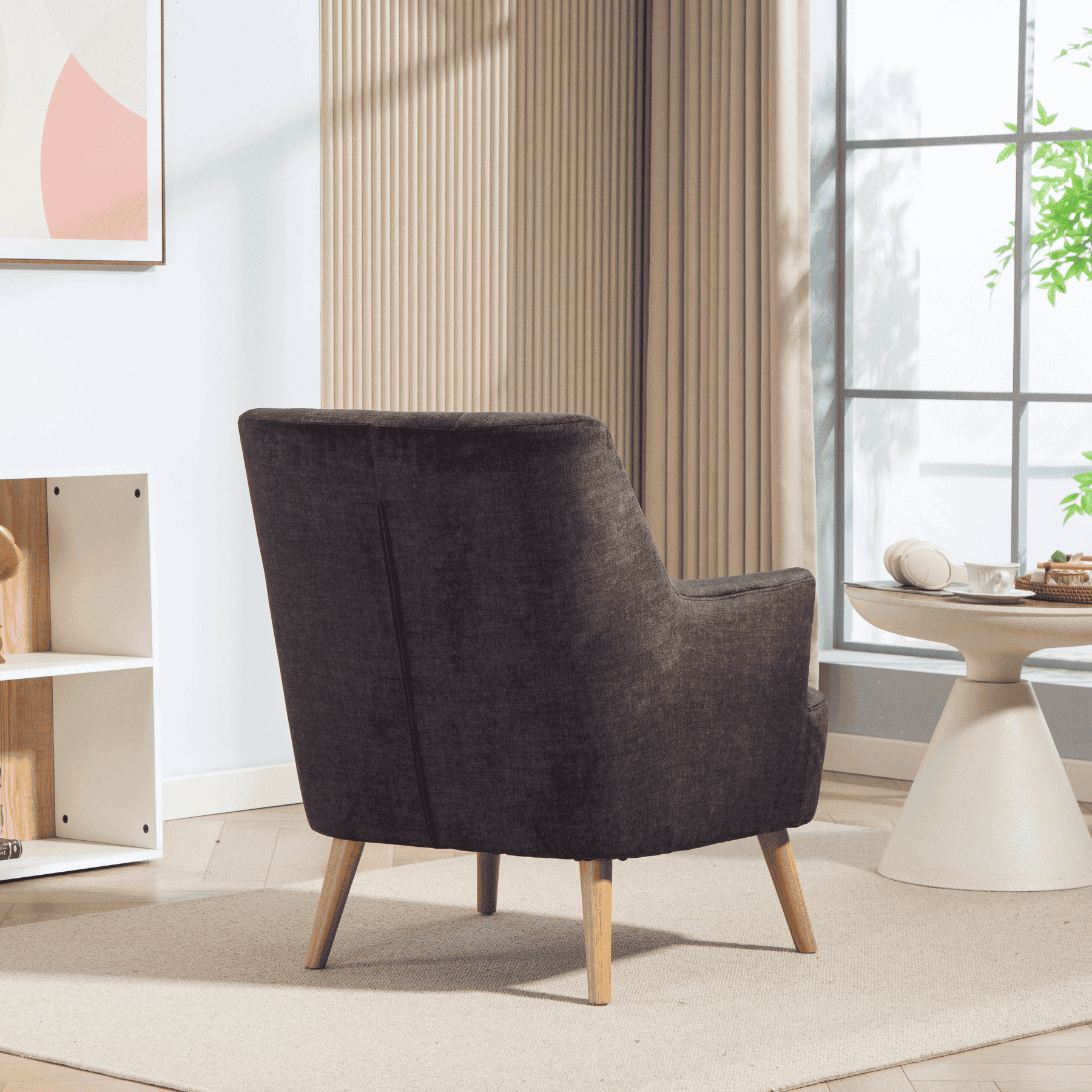 Arta Dark Blue Armchair