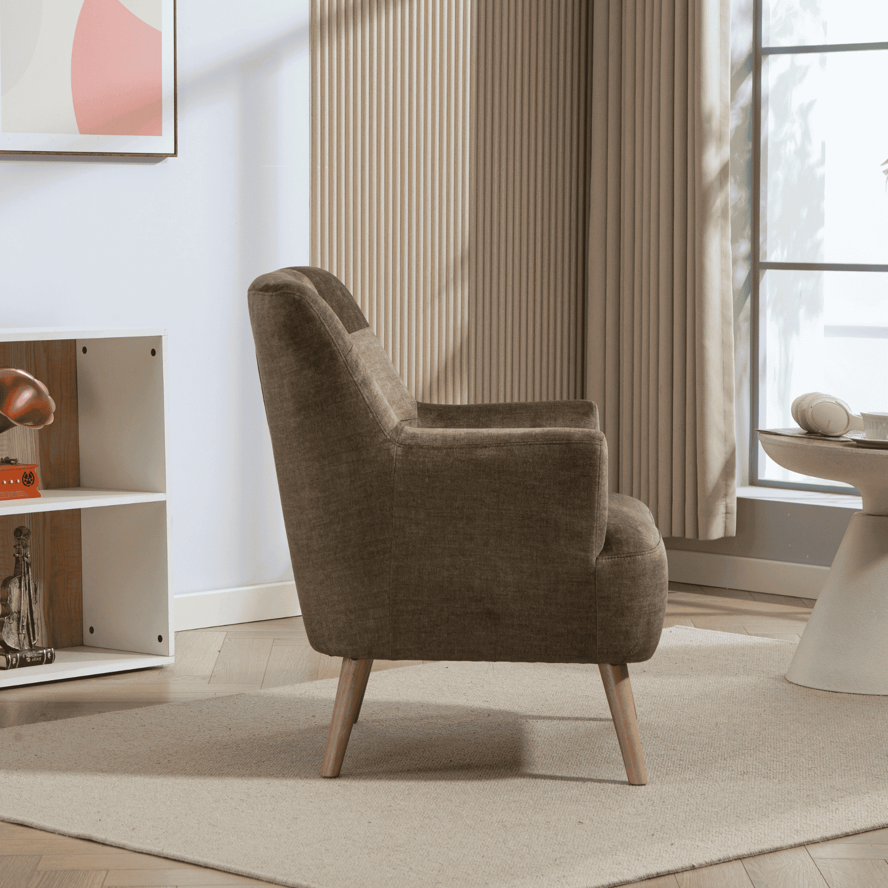 Arta Dark Blue Armchair