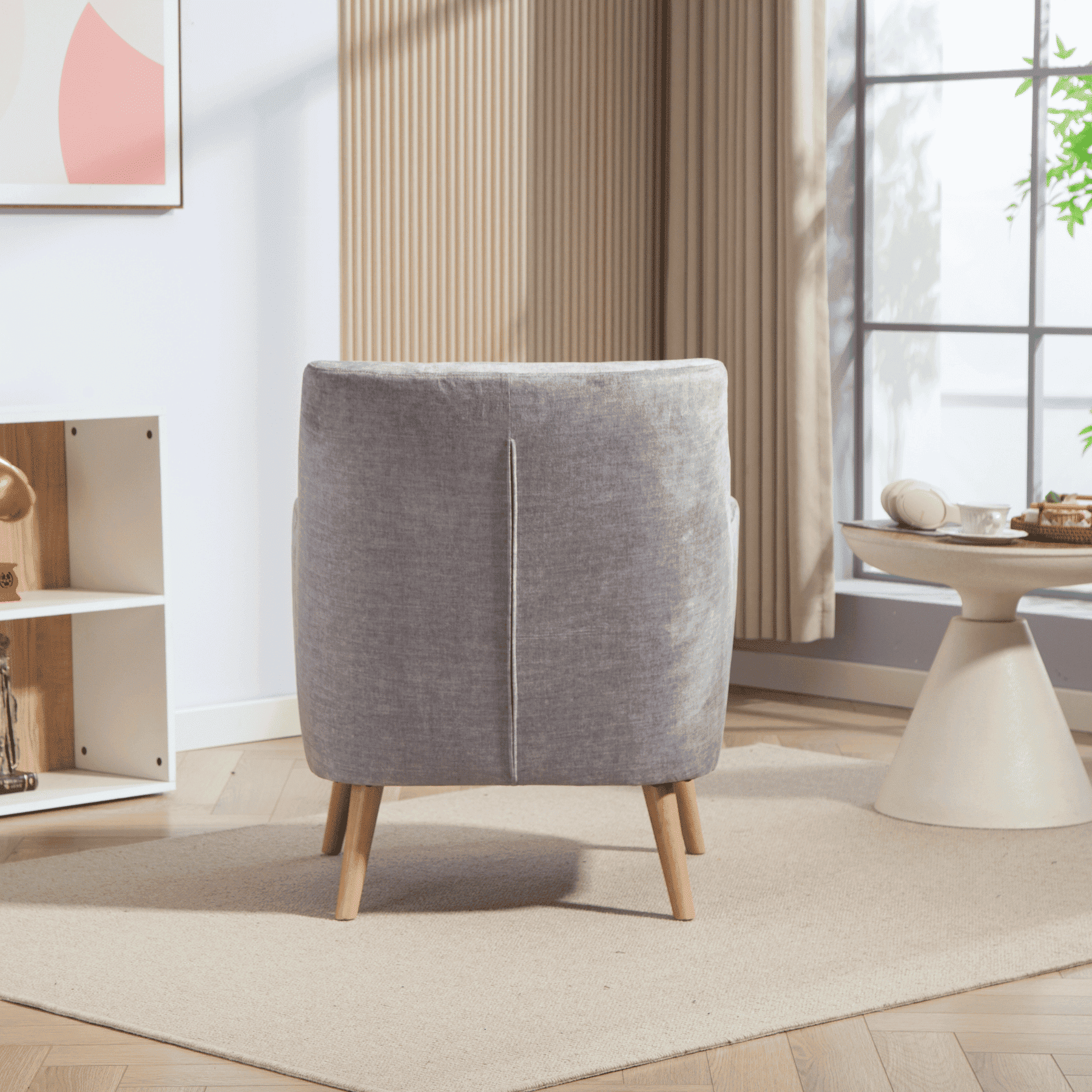 Arta Dark Blue Armchair