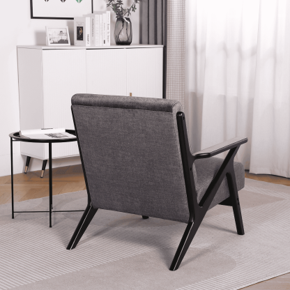 Cavera Black and Natural Chair