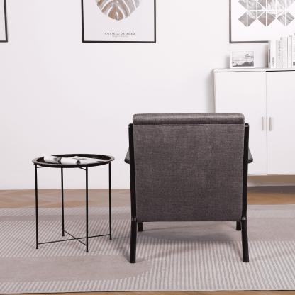 Cavera Black and Natural Chair