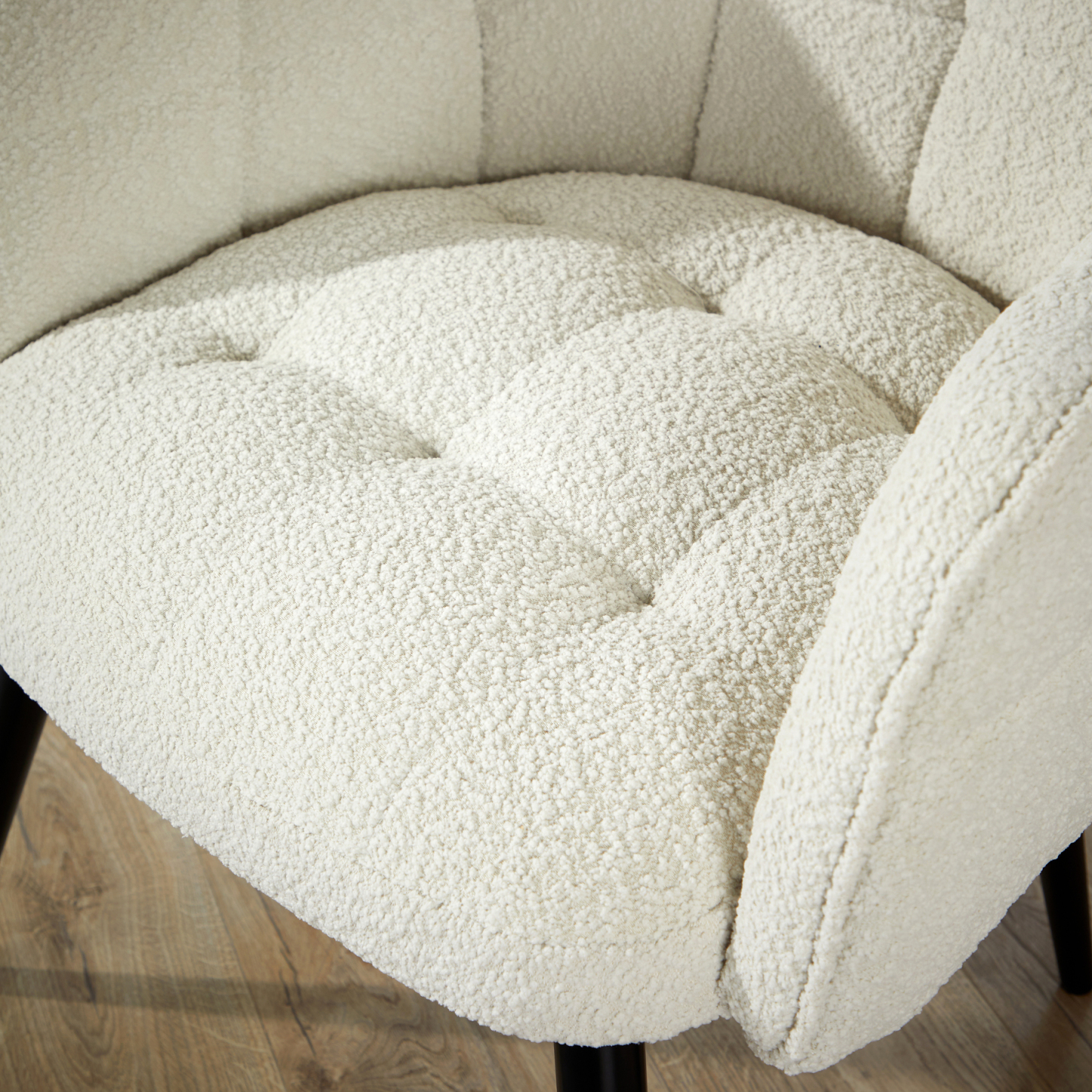 Teddy Fur Armchair Cream