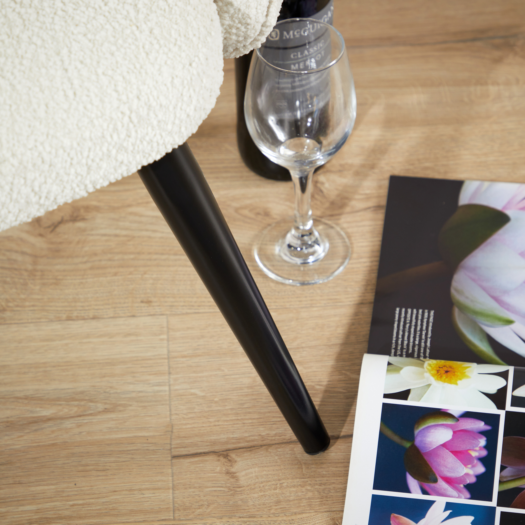 Teddy Fur Armchair Cream