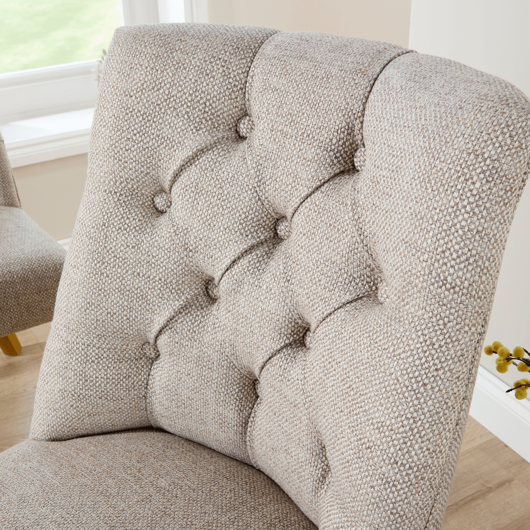 Samara Pair of Tufted Dining Chairs