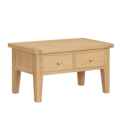 Melbourne Solid Wood Coffee Table with 2 Drawers