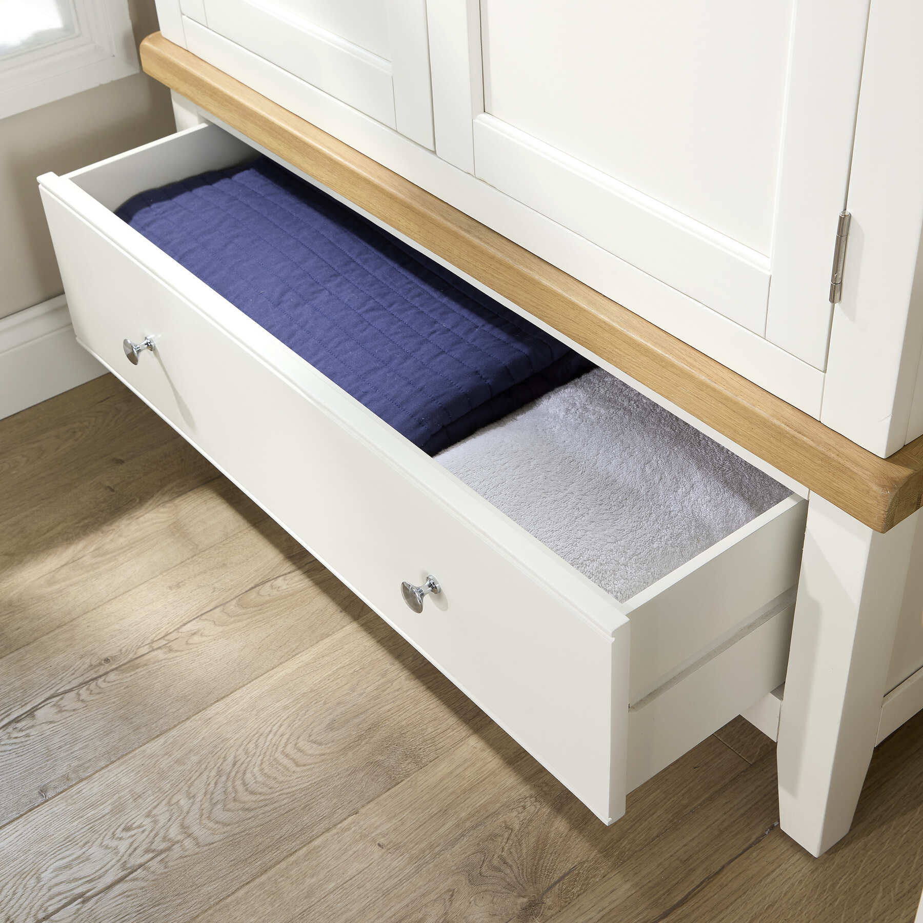 Easton White 2 Door Wardrobe