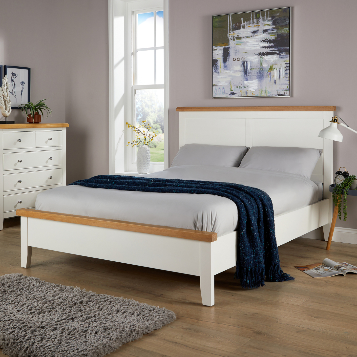 Easton Double Wooden Bed