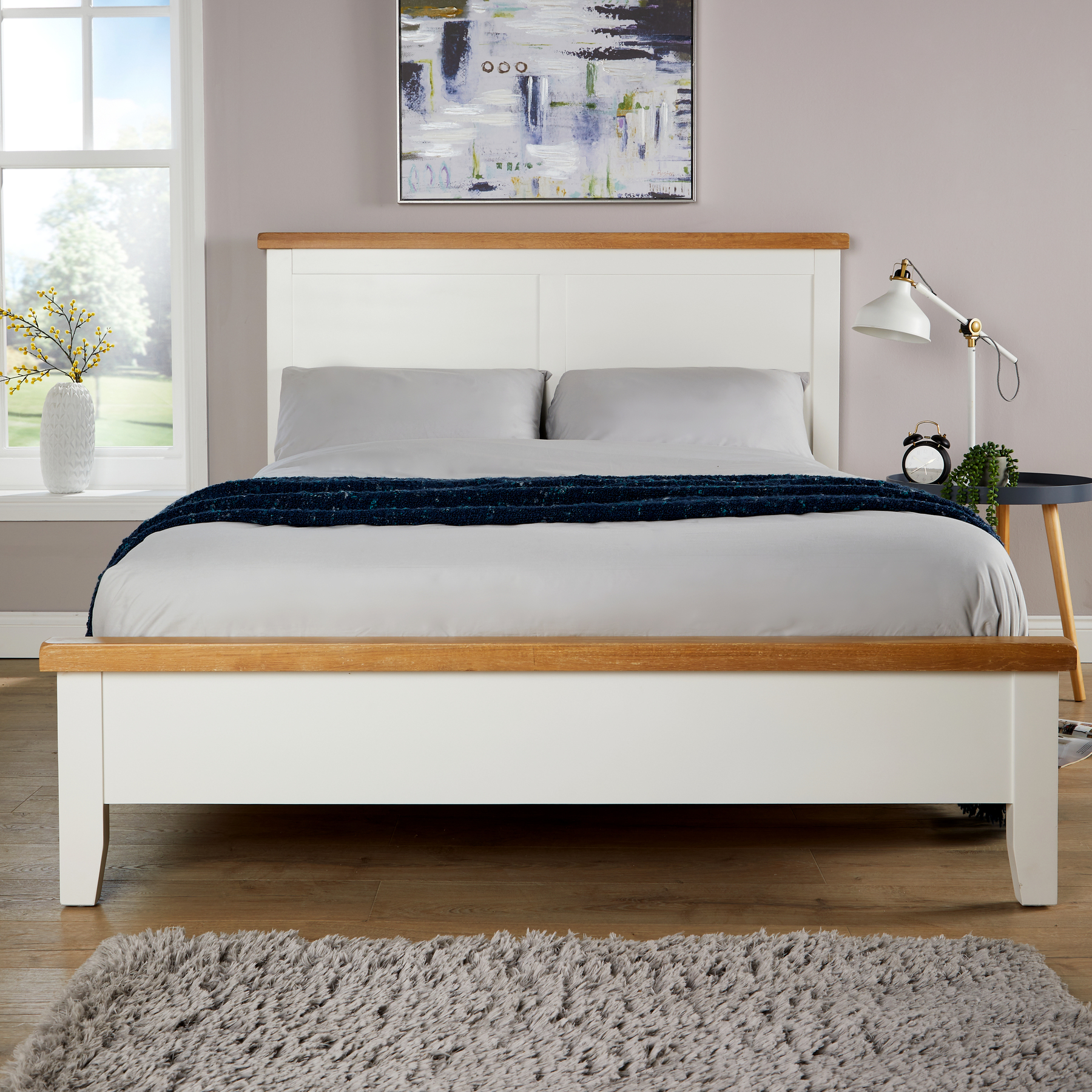 Easton Double Wooden Bed