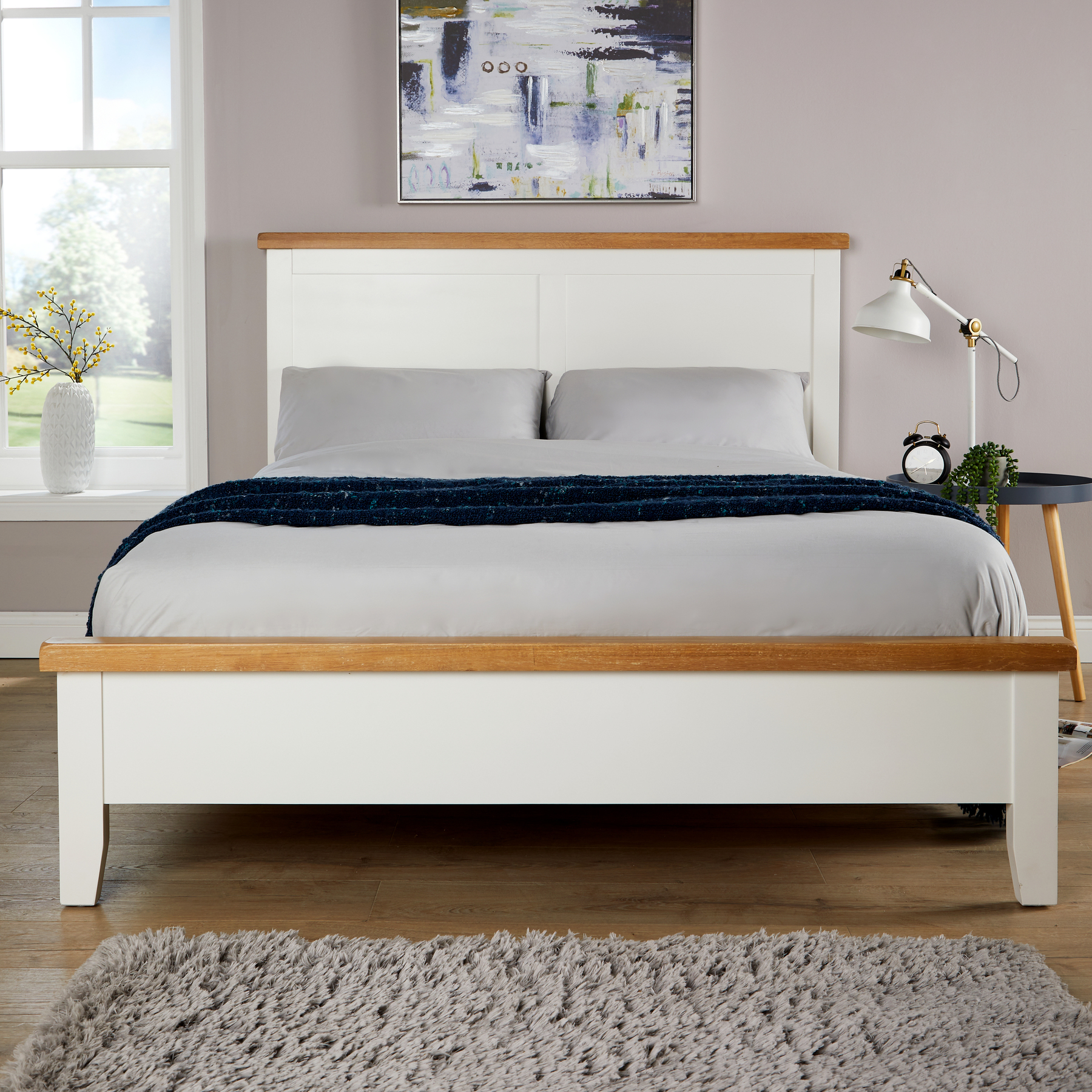 Easton Double Wooden Bed