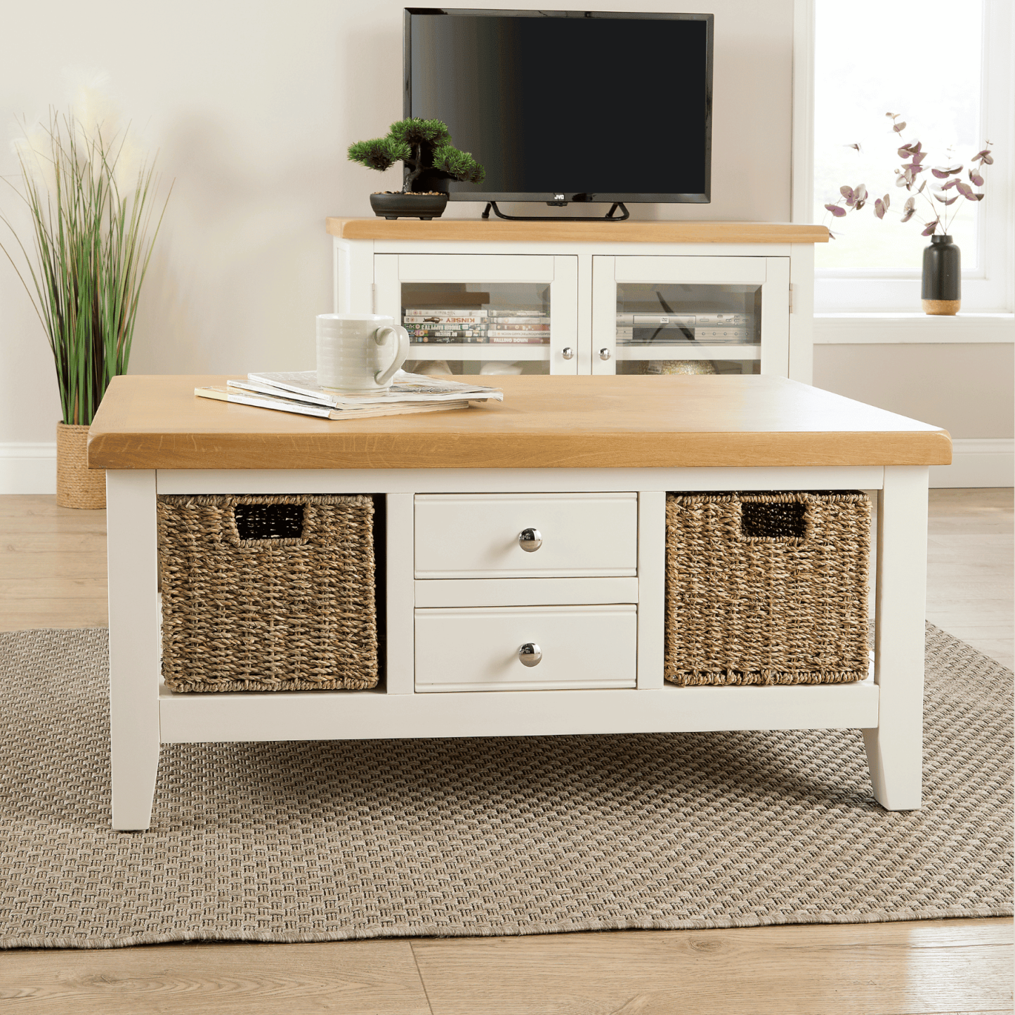 Easton White Coffee Table