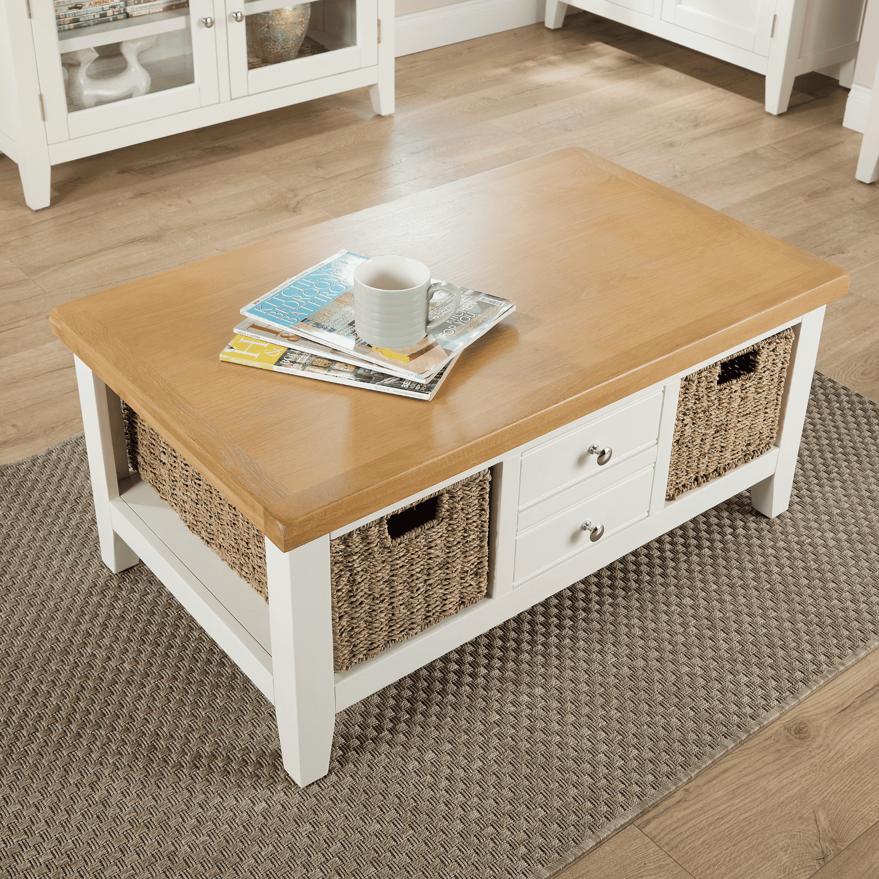 Easton White Coffee Table