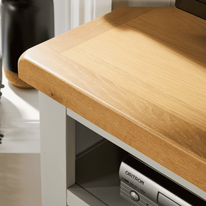 Easton White Corner TV Unit