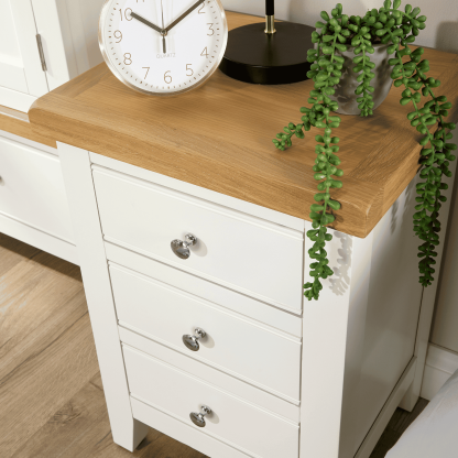 Easton White Large Bedside