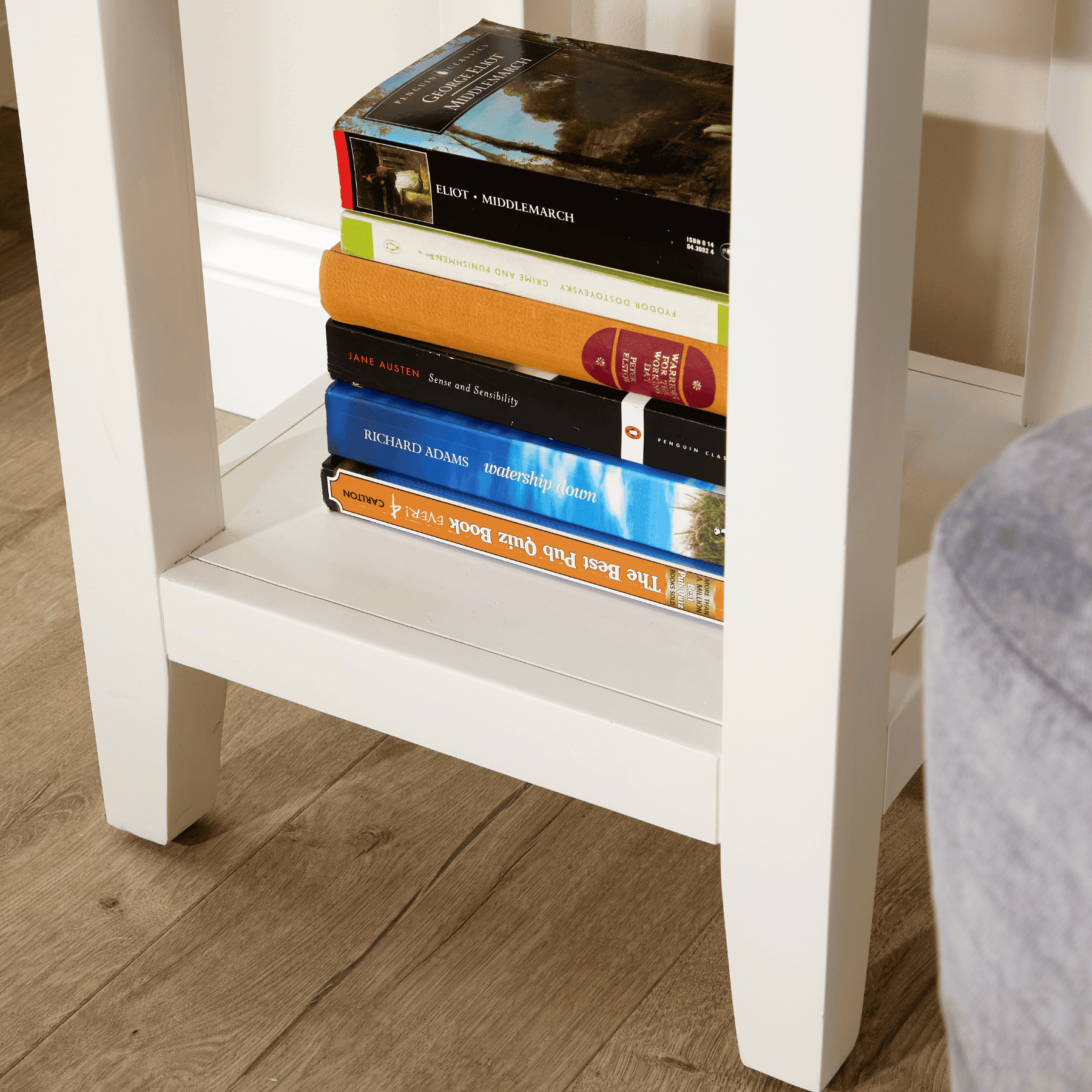 Easton White Lamp Table