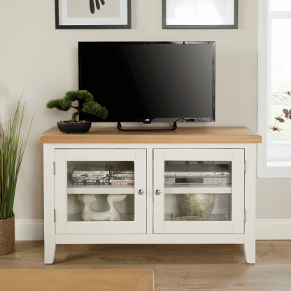 Easton White Std TV Unit